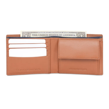 Tommy Hilfiger Shawano Men's Global Coin Wallet Tan