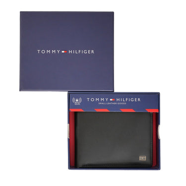 Tommy Hilfiger Bellevue Men's Global Coin Wallet Black