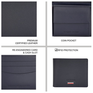 Tommy Hilfiger Vernon Men's Multicard Coin Wallet Navy