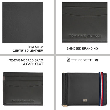 Tommy Hilfiger Crivitz Men's Moneyclip Black