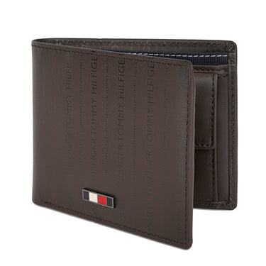 Tommy Hilfiger Hilbert Multicard Coin Wallet Brown