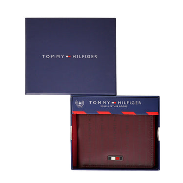 Tommy Hilfiger Hilbert Multicard Coin Wallet Wine
