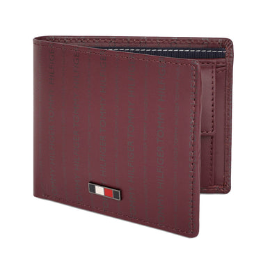 Tommy Hilfiger Hilbert Multicard Coin Wallet Wine