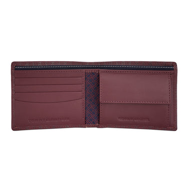 Tommy Hilfiger Hilbert Multicard Coin Wallet Wine