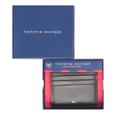 Tommy Hilfiger Small Leather Goods Howard Card Holder Brown