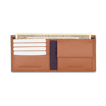 Tommy Hilfiger Loganville Passcase Wallet Tan