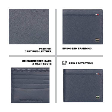 Tommy Hilfiger Loganville Passcase Wallet navy