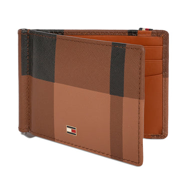 Tommy Hilfiger Small Leather Goods Newburg Money Clip Brown