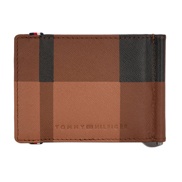Tommy Hilfiger Small Leather Goods Newburg Money Clip Brown