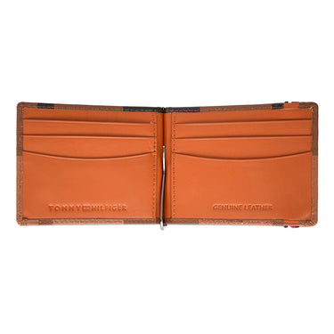 Tommy Hilfiger Small Leather Goods Newburg Money Clip Brown