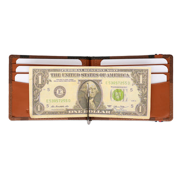 Tommy Hilfiger Small Leather Goods Newburg Money Clip Brown