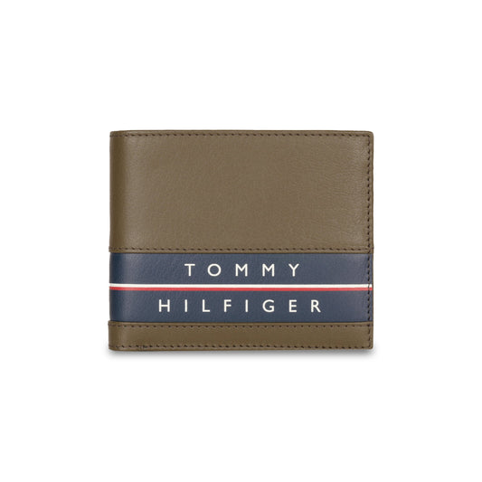 Tommy Hilfiger Rewey Passcase Wallet Olive