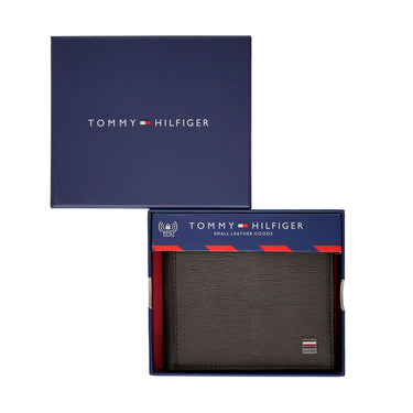 Tommy Hilfiger Valders Passcase Wallet Brown