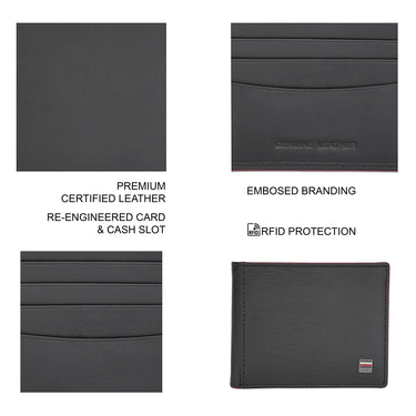 Tommy Hilfiger Valders Passcase Wallet Black