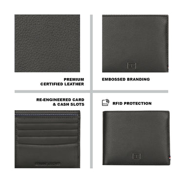 Tommy Hilfiger Walworth Passcase Wallet Black