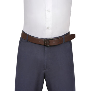 Tommy Hilfiger Moravia Men's Reversible Belt Brown