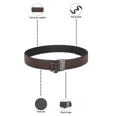 Tommy Hilfiger Moravia Men's Reversible Belt Brown