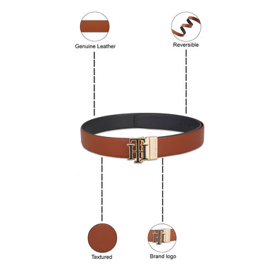 Tommy Hilfiger Melrose Men's Reversible Belt Tan