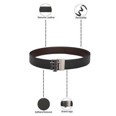 Tommy Hilfiger Moravia Men's Reversible Belt Black
