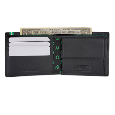 United Colors of Benetton Ridge Global Coin Wallet Black