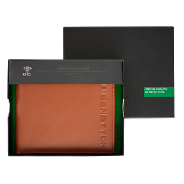 United Colors of Benetton Ridge Multicard Coin Wallet Tan