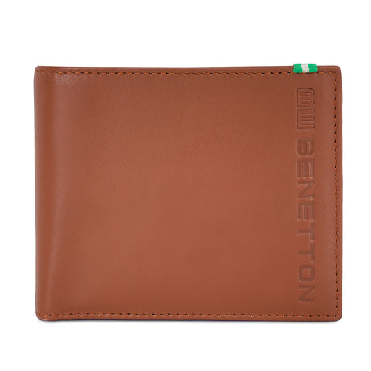 United Colors of Benetton Ridge Multicard Coin Wallet Tan