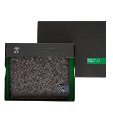 United Colors of Benetton Adamo Multicard Coin Wallet Brown