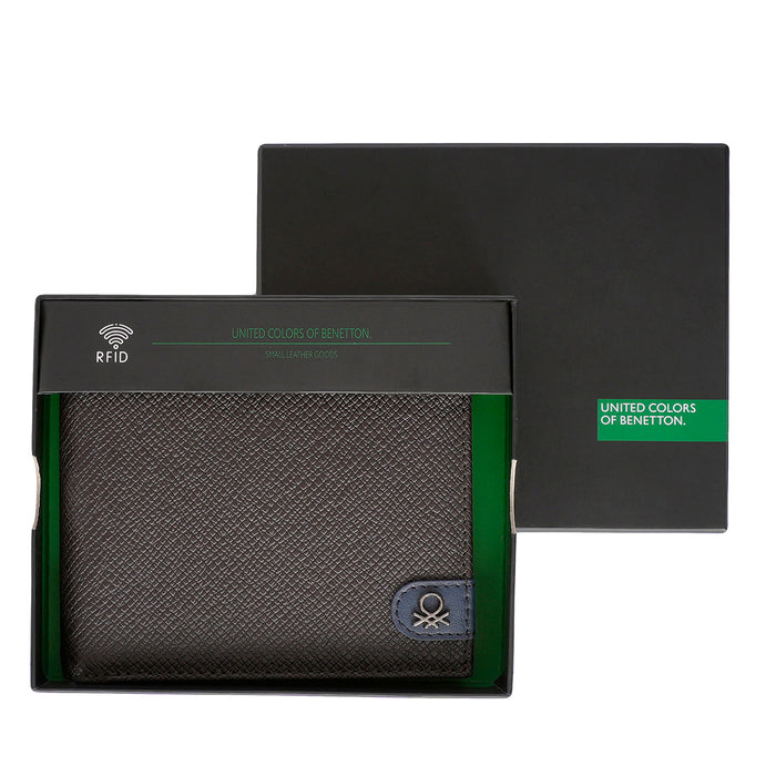 United Colors of Benetton Adamo Multicard Coin Wallet Brown