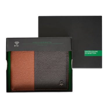 United Colors of Benetton Jacobo Passcase Wallet Brown