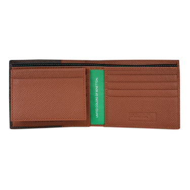 United Colors of Benetton Jacobo Passcase Wallet Brown