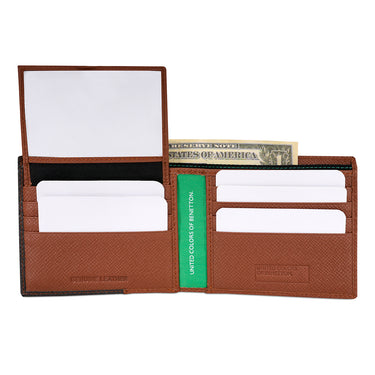 United Colors of Benetton Jacobo Passcase Wallet Brown
