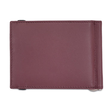 United Colors of Benetton Wiley Money Clip Wallet Wine