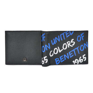 United Colors of Benetton Olson Passcase Wallet Black