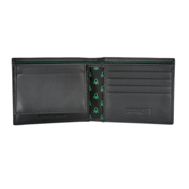 United Colors of Benetton Olson Passcase Wallet Black
