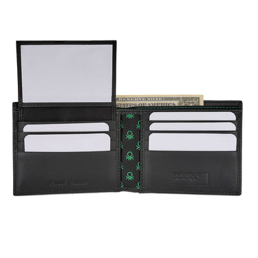 United Colors of Benetton Olson Passcase Wallet Black
