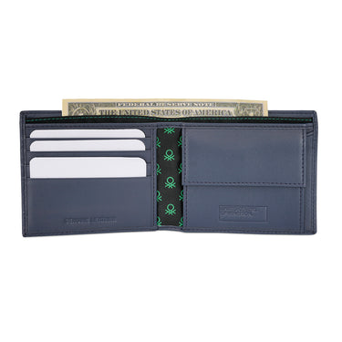 United Colors of Benetton Olson Global Coin Wallet Navy