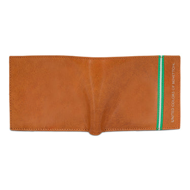 United Colors of Benetton Natalio Global Coin Wallet Tan