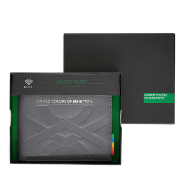 United Colors of Benetton Placido Passcase Wallet Grey
