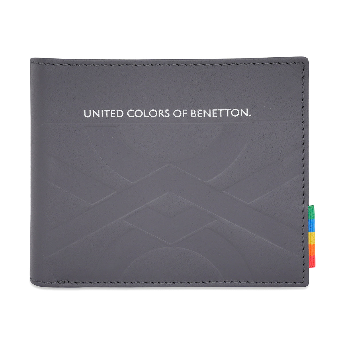 United Colors of Benetton Placido Passcase Wallet Grey