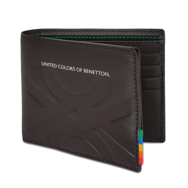 United Colors of Benetton Placido Passcase Wallet Brown