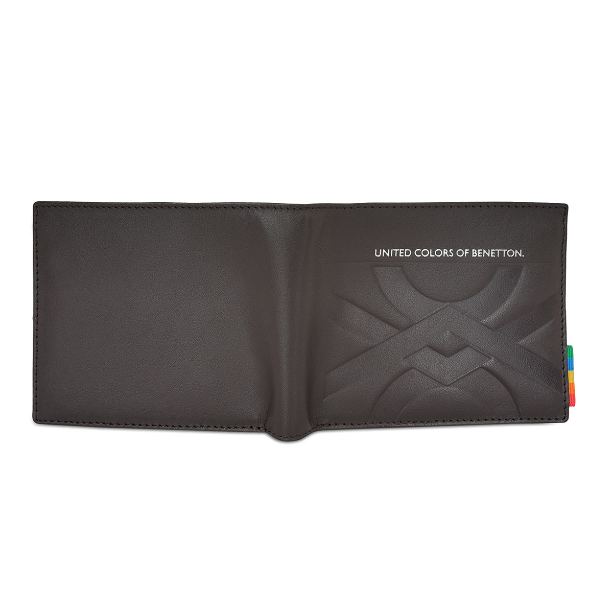 United Colors of Benetton Placido Passcase Wallet Brown