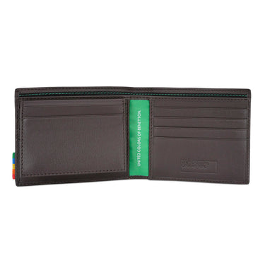 United Colors of Benetton Placido Passcase Wallet Brown