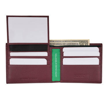 United Colors of Benetton Aelger Passcase Wallet Wine