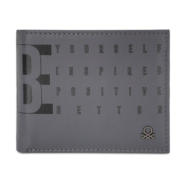 United Colors of Benetton Quinell Passcase Wallet grey