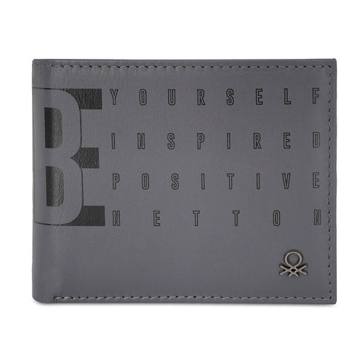 United Colors of Benetton Quinell Passcase Wallet grey