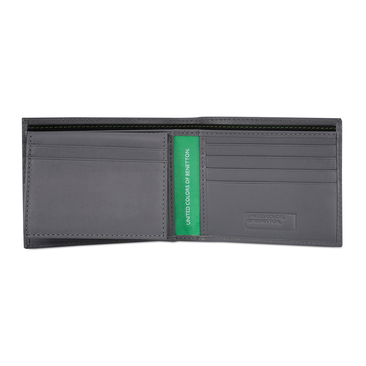United Colors of Benetton Quinell Passcase Wallet grey
