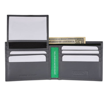 United Colors of Benetton Quinell Passcase Wallet grey
