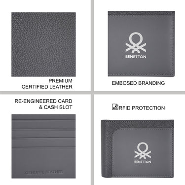 United Colors of Benetton Aloise Global Coin Wallet Grey