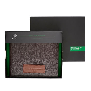 United Colors of Benetton Alfrid Multicard Coin Wallet Brown