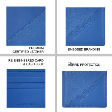 United Colors of Benetton Anselmo Global Coin Blue